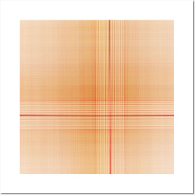 Scottish plaid tartan salmon classic pattern Wall Art by oknoki